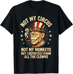 Nicht Mein Zirkus Nicht Meine Affen T-Shirt - T-Shirt | Black