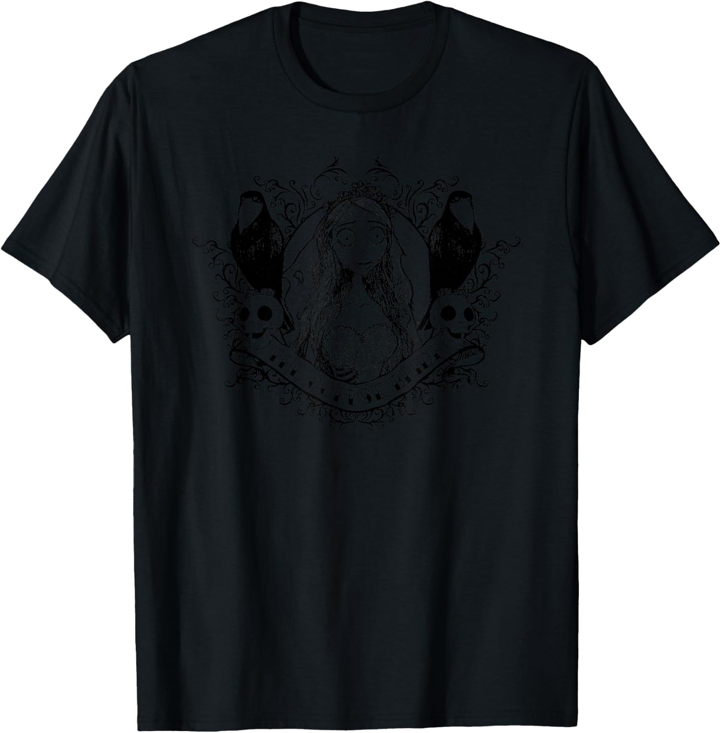 Corpse Bride - Crows T-Shirt - T-Shirt | Black