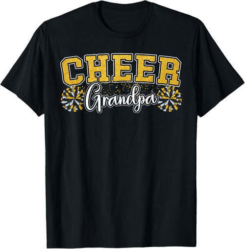 Cheer Grandpa My Favorite Cheerleader Calls Me G-pa Yellow