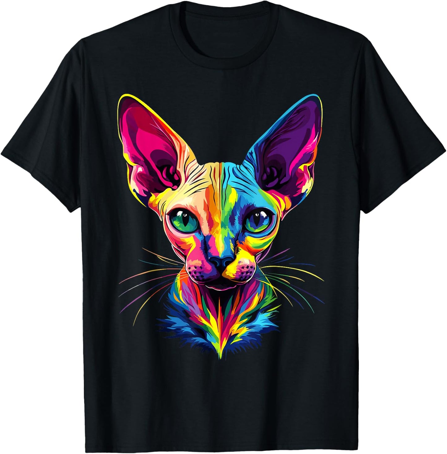 Sphynx Cat Sphynx Cat Canadian Cat Sweet Cats Sphynx , Black, S T-Shirt - T-Shirt | Black