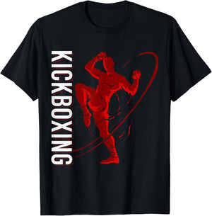 Kickboxer Martial Arts Kickboxing , black T-Shirt - T-Shirt | Black