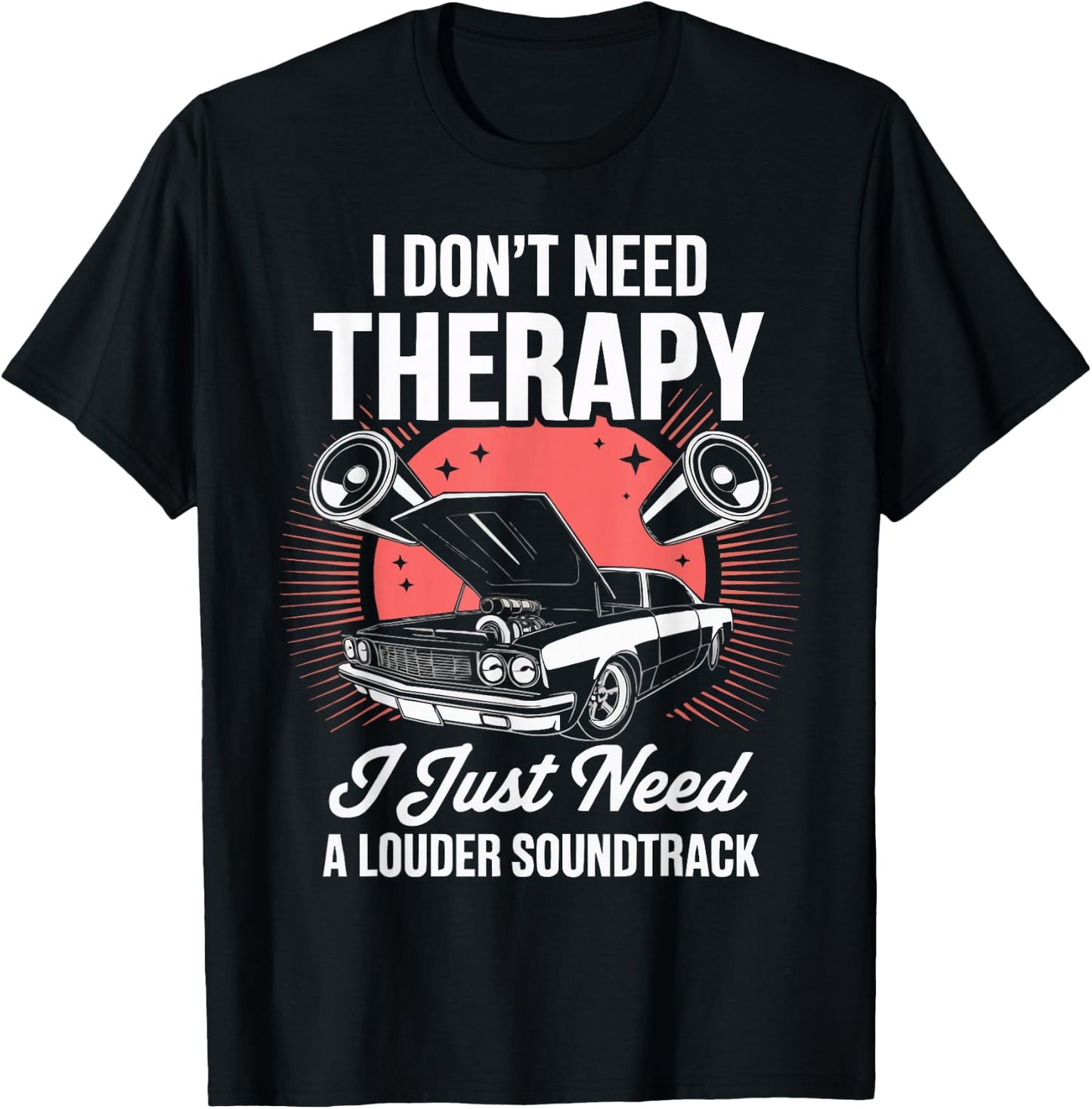 Car Audio Installer Car Sterio Bass Amp Profession Music T-Shirt - T-Shirt | Black
