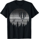 Vintage Hot Air Balloon Festival Balloonist Fly Ballooning T-Shirt - T-Shirt | Black