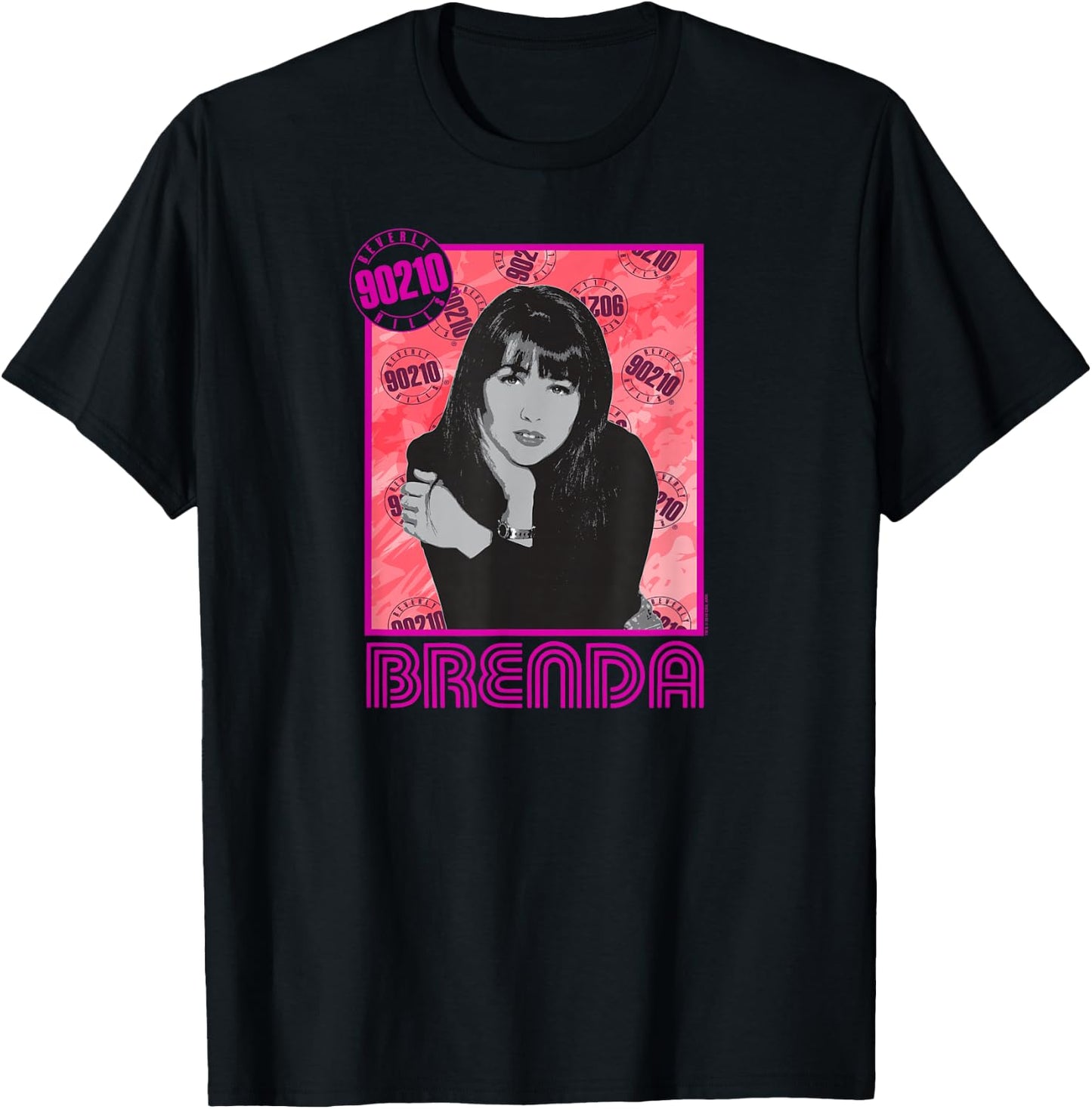 Beverly Hills 90210 - Brenda T-Shirt - T-Shirt | Black