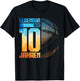 10th Birthday Retro Basketball Player 10 Years Boy Child , black T-Shirt - T-Shirt | Black