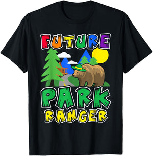 Future Park Ranger Kid's T-Shirt - T-Shirt | Black