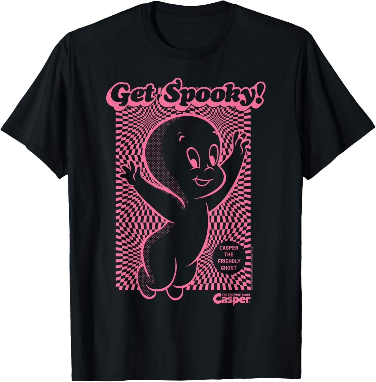 Casper the Friendly Ghost Get Spooked T-Shirt - T-Shirt | Black