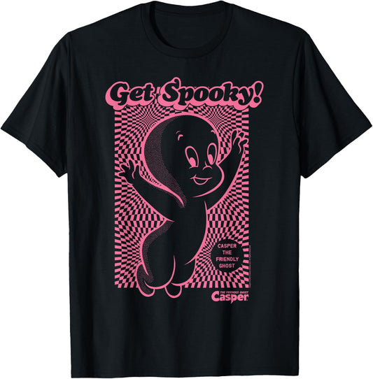 Casper the Friendly Ghost Get Spooked T-Shirt - T-Shirt | Black