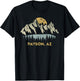 Payson Arizona Mountain Sunset Sunrise AZ T-Shirt - T-Shirt | Black