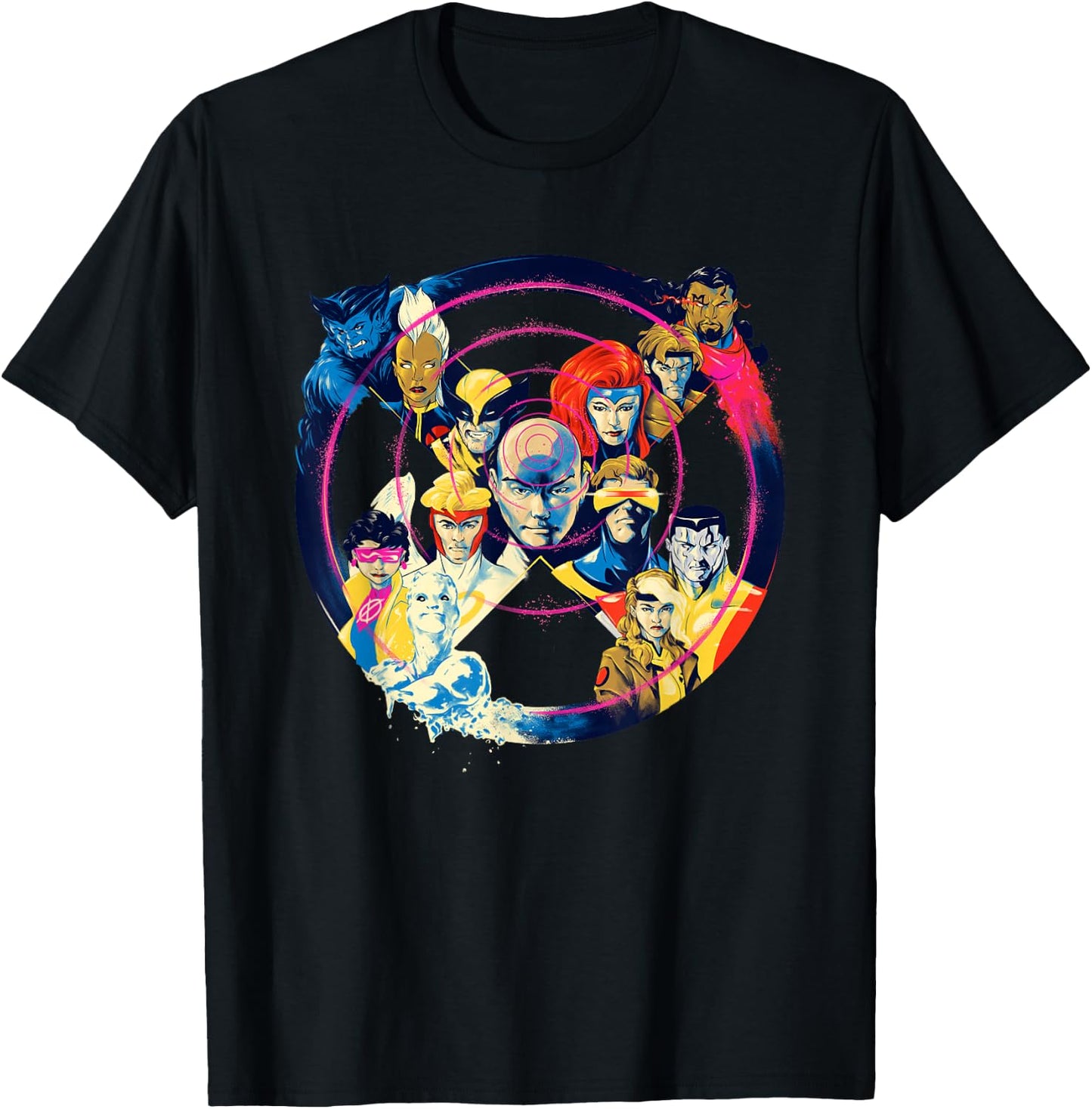 Marvel Professor X and the X-Men Team X Symbol Logo T-Shirt - T-Shirt | Black