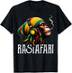 Jamaican Roots Reggae Chimpanzee Headphones Rastafari T-Shirt - T-Shirt | Black