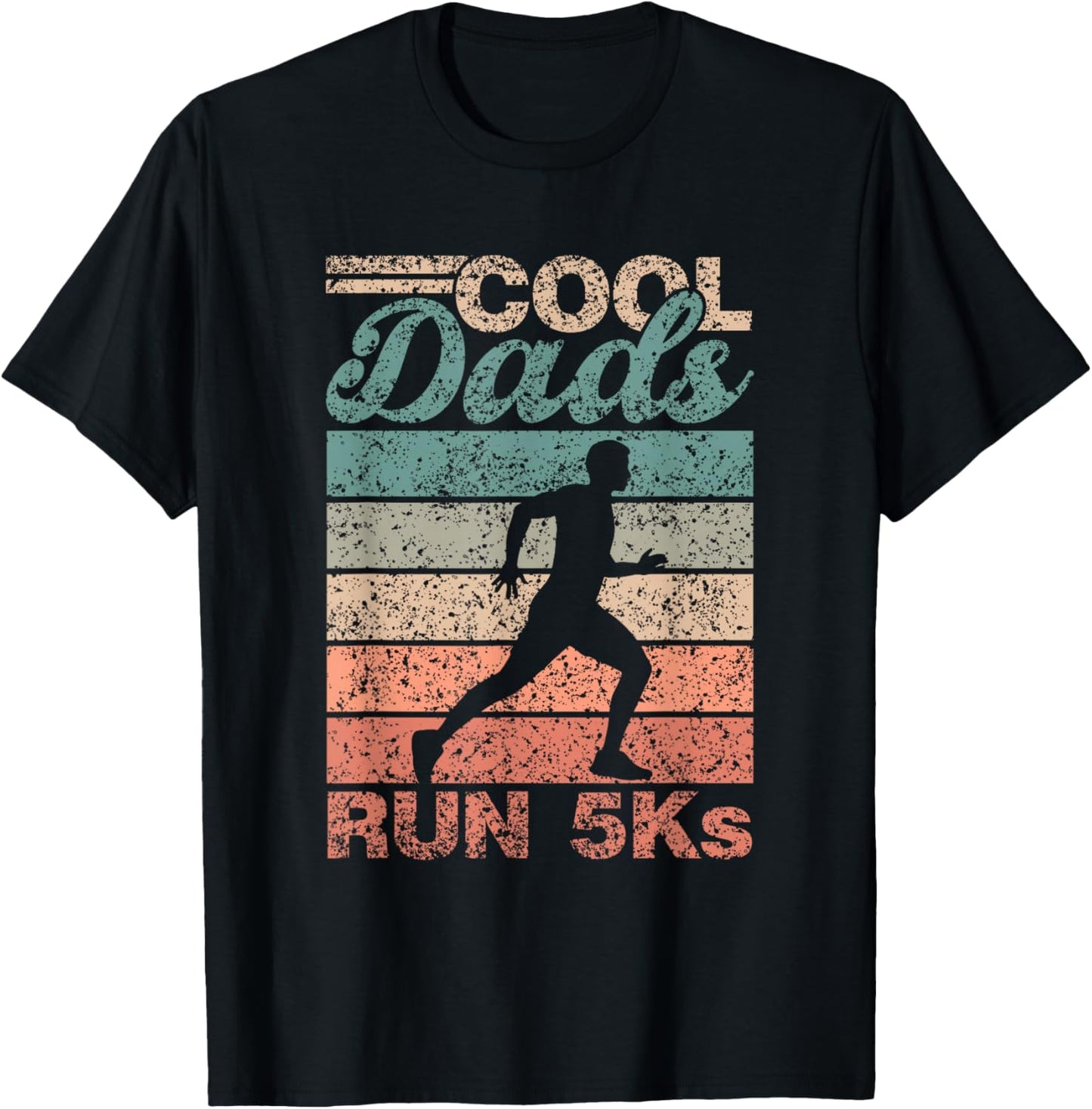 Cool Dads Run 5Ks Running Runner Race 5K T-Shirt - T-Shirt | Black