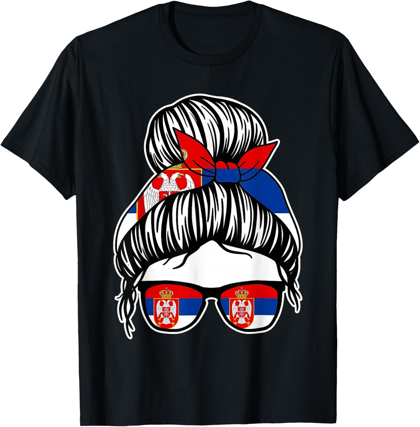 Serbisch Serbien T-Shirt - T-Shirt | Black