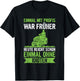 Einmal Mit Profis Arbeiten Landschaftsgärtner Rasenmäher T-Shirt - T-Shirt | Black