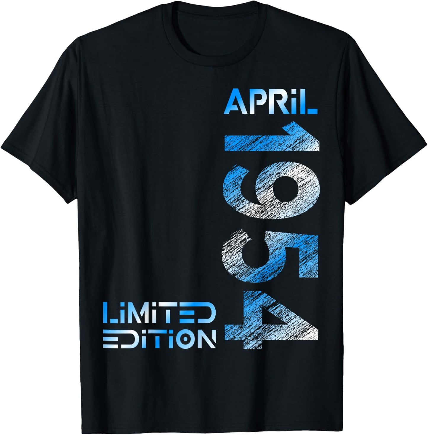 Limited Edition April 1954 Mann Frau 72. Geburtstag T-Shirt - T-Shirt | Black