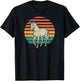 Unicorn Retro 70s T-Shirt - T-Shirt | Black