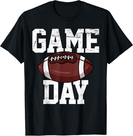 Football Player Vintage T-Shirt - T-Shirt | Black