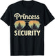 Princess Security Squad Vacation Family Matching T-Shirt - T-Shirt | Black