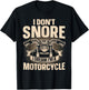 Funny Motorcycle Design Dad Biker Motorcycle Lover T-Shirt - T-Shirt | Black