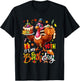 It's My 40th Birthday Thanksgiving Turkey Autumn Funny Party T-Shirt - T-Shirt | Black