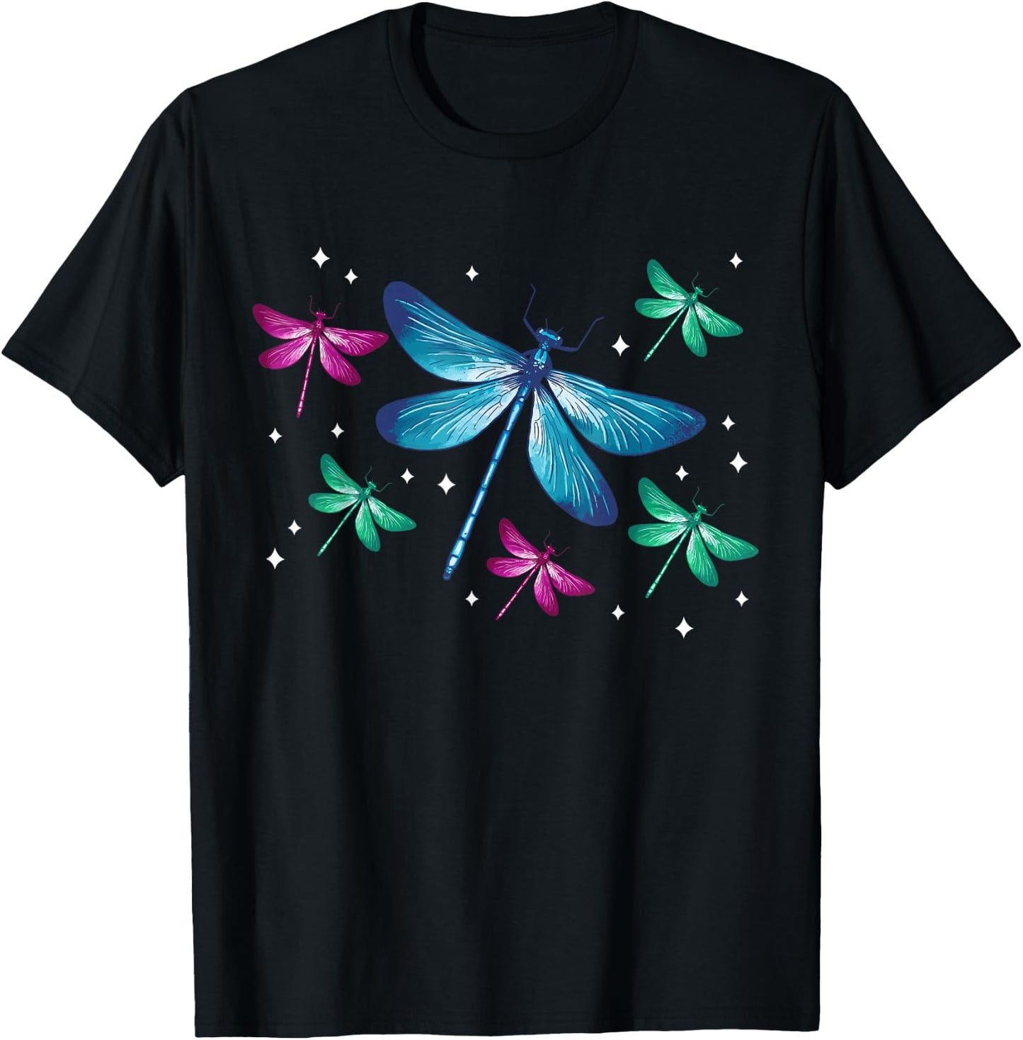 Dragonfly Dragonflies Insects Dragonfly T-Shirt - T-Shirt | Black