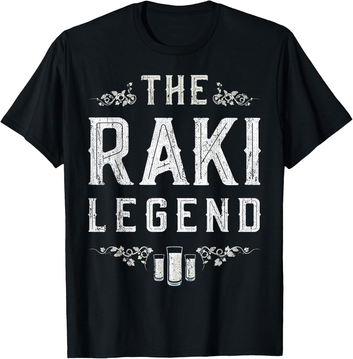 The Raki Legend Istanbul Turkish Türkei Turkey Türk Türkiye T-Shirt - T-Shirt | Black