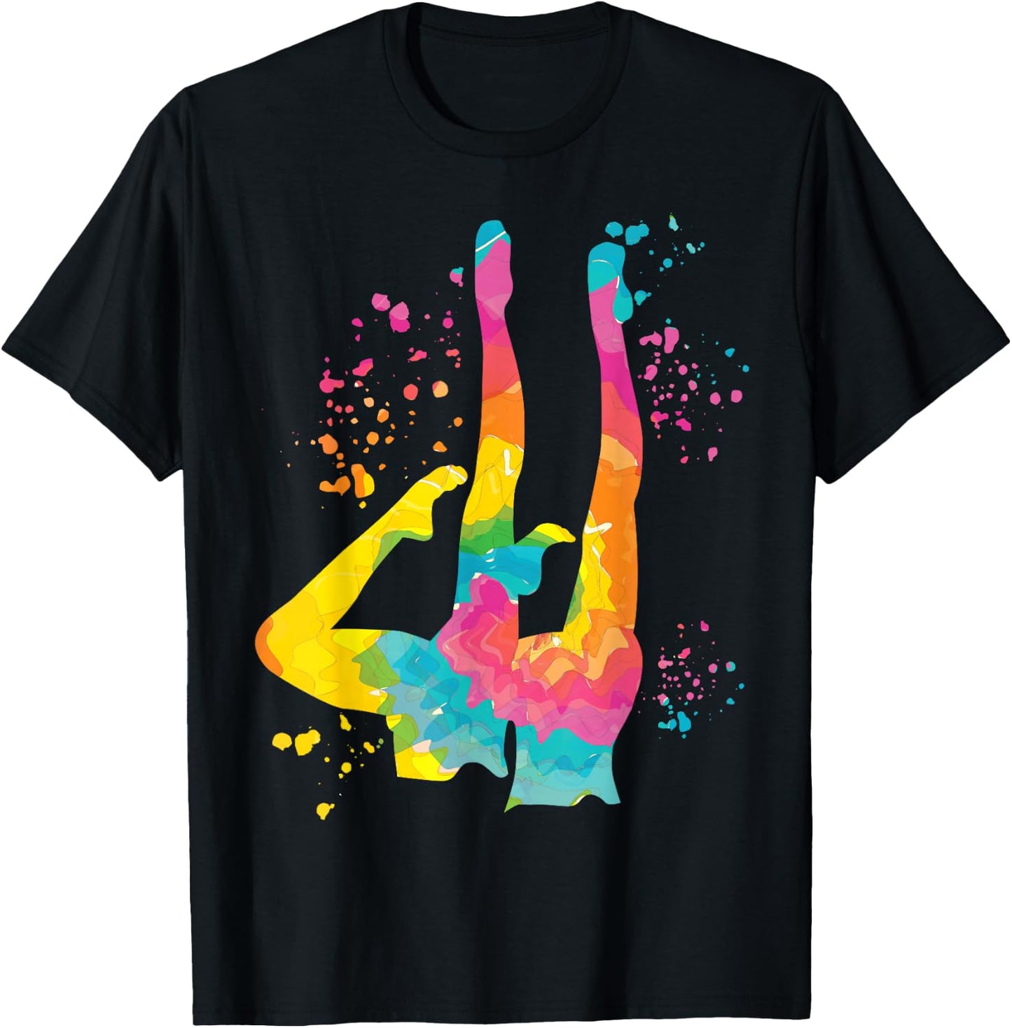 Colorsplash Team Artistic Swim , Black, S T-Shirt - T-Shirt | Black