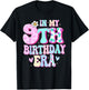 in My 9th Birthday Era Girl Gifts Nine Bday 9 Year Old T-Shirt - T-Shirt | Black