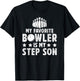 My Favorite Bowler Stepdad Bowling Step-Dad Of A Bowler T-Shirt - T-Shirt | Black