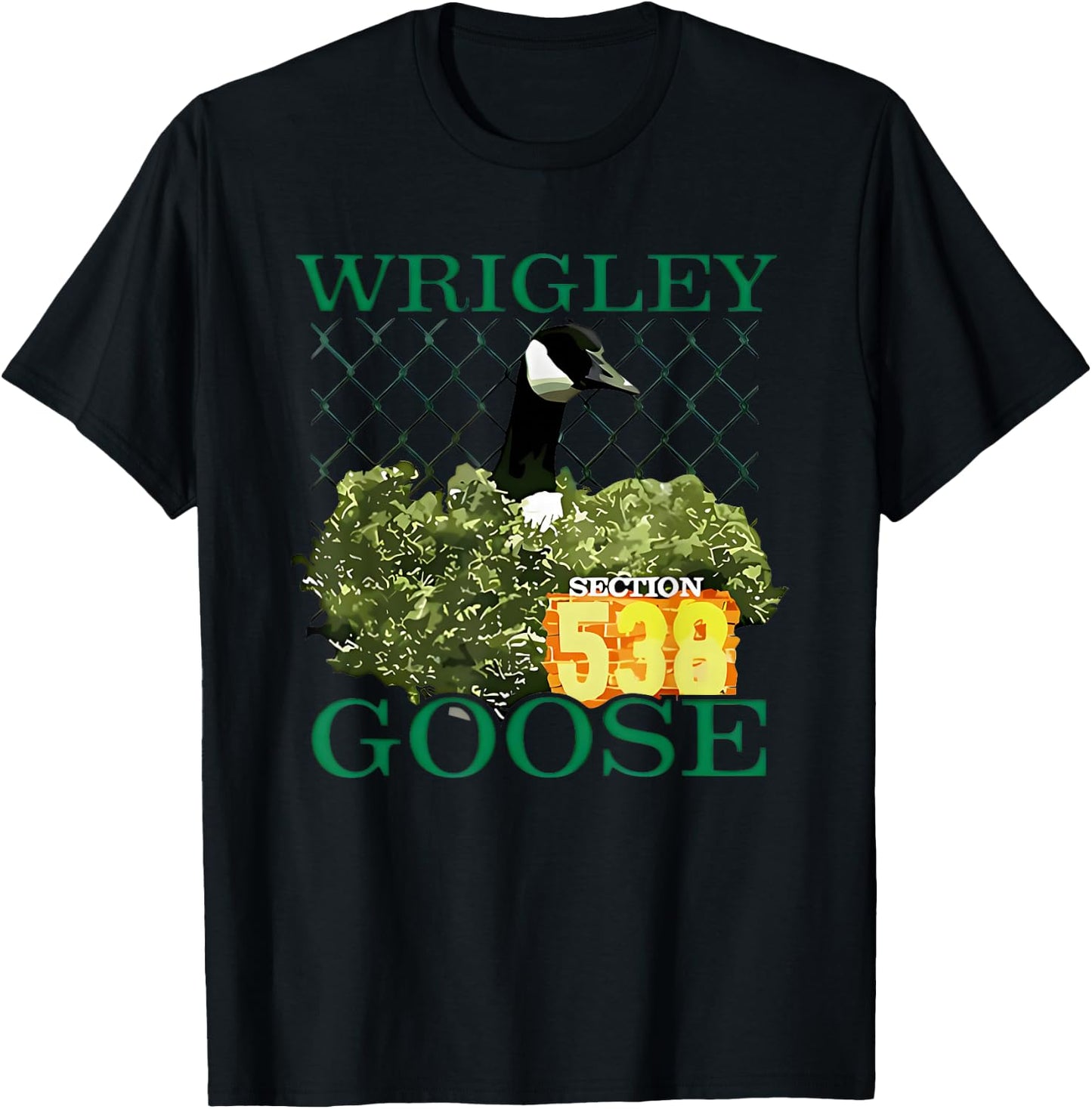 Wrigley Goose Section 538 T-Shirt - T-Shirt | Black