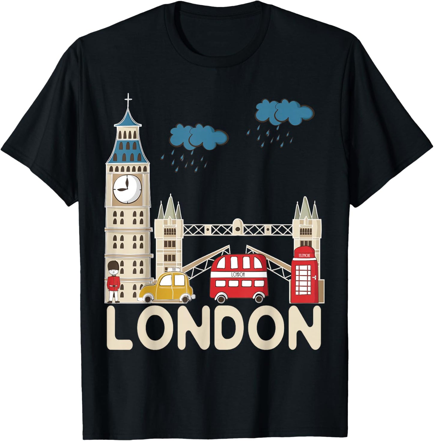 London Souvenir T-Shirt - T-Shirt | Black