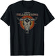 Yellowstone Dutton Ranch Bull Skull Logo V4 , black T-Shirt - T-Shirt | Black