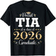Proud Tia of A Class of 2026 Graduate Graduation T-Shirt - T-Shirt | Black