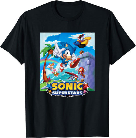 Sonic the Hedgehog, Sonic Superstars - Team Superstars T-Shirt - T-Shirt | Black