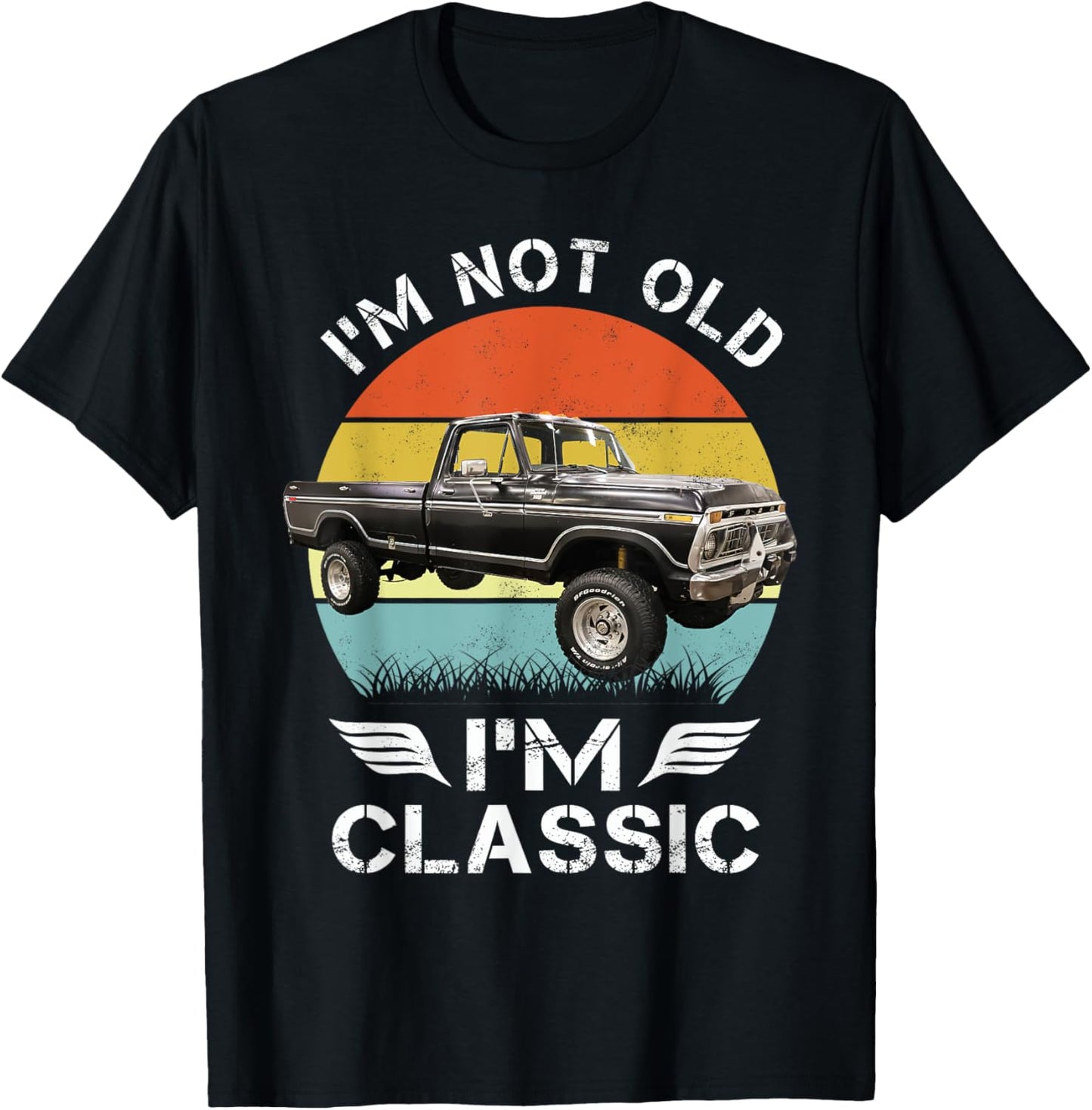 1977 classic f250 black , Small T-Shirt - T-Shirt | Black