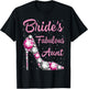 Bride's Fabulous Aunt Happy Wedding Marriage Husband Wife T-Shirt - T-Shirt | Black