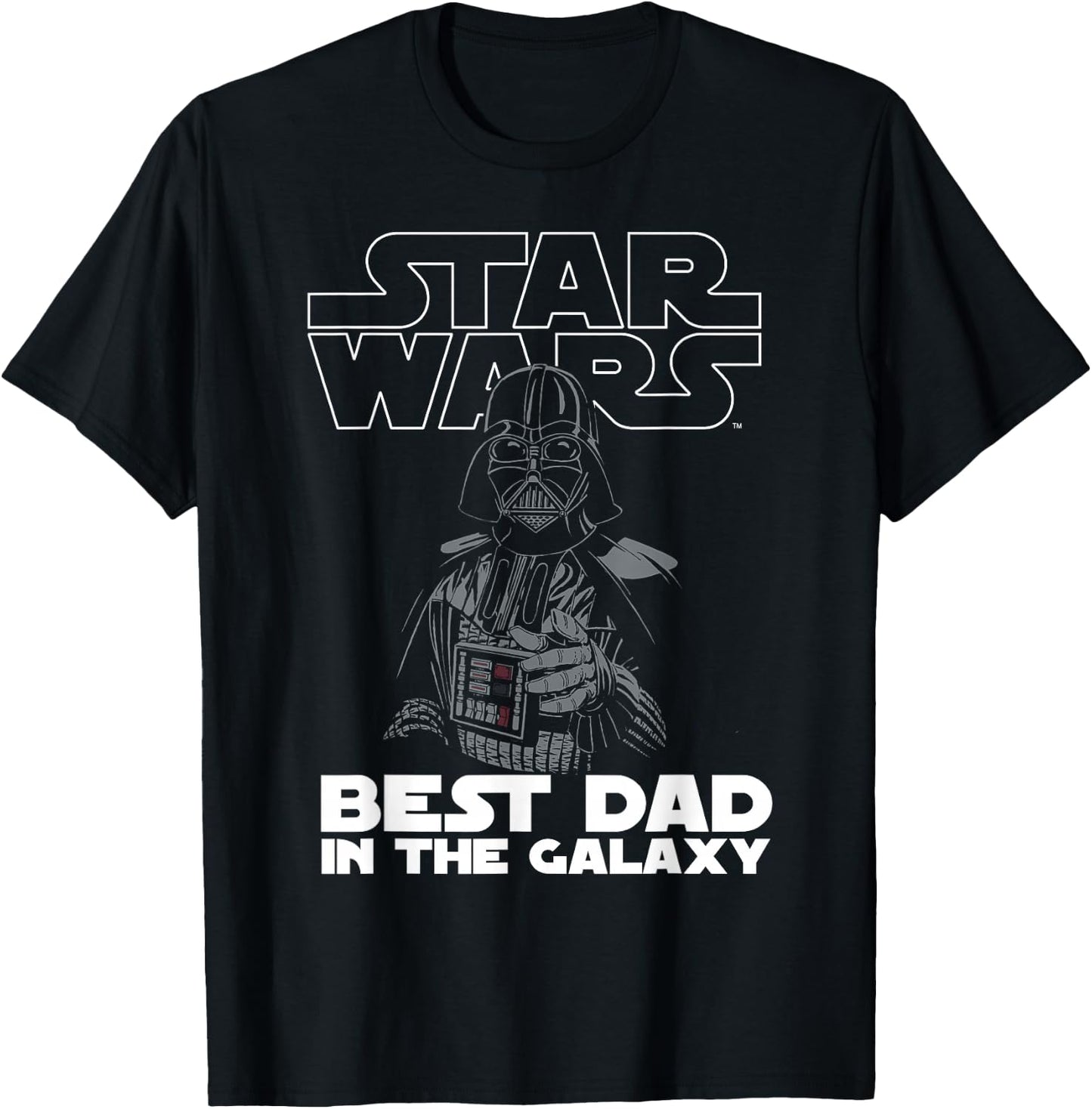 Star Wars Darth Vader Best Dad In The Galaxy , black T-Shirt - T-Shirt | Black