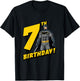 Kids Batman 7th Birthday T-Shirt - T-Shirt | Black