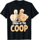 Silkie Chicken Owner Queen of the Coop Silkies Mom T-Shirt - T-Shirt | Black