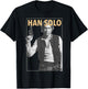 Star Wars Han Solo Faded Poster T-Shirt - T-Shirt | Black