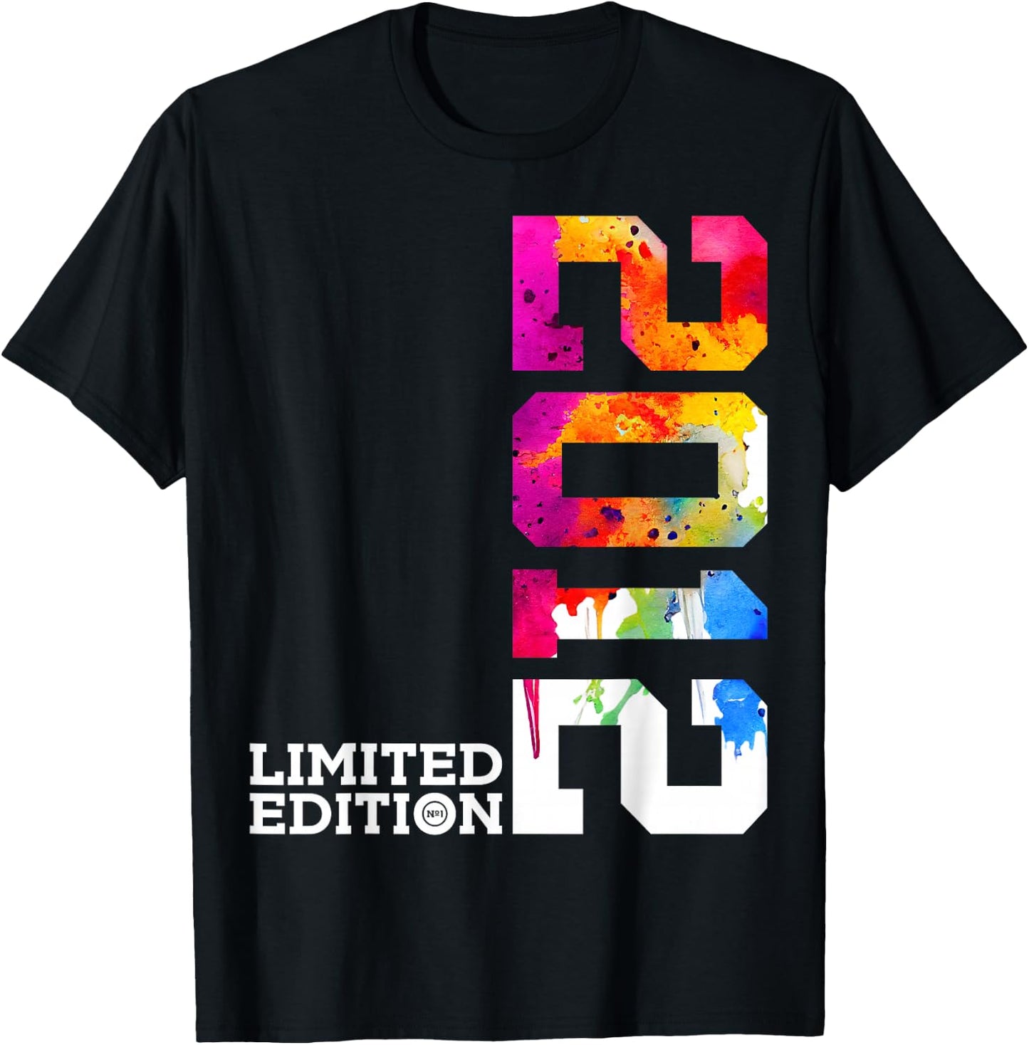 12 YEARS 12TH BIRTHDAY LIMITED EDITION 2012 , black T-Shirt - T-Shirt | Black