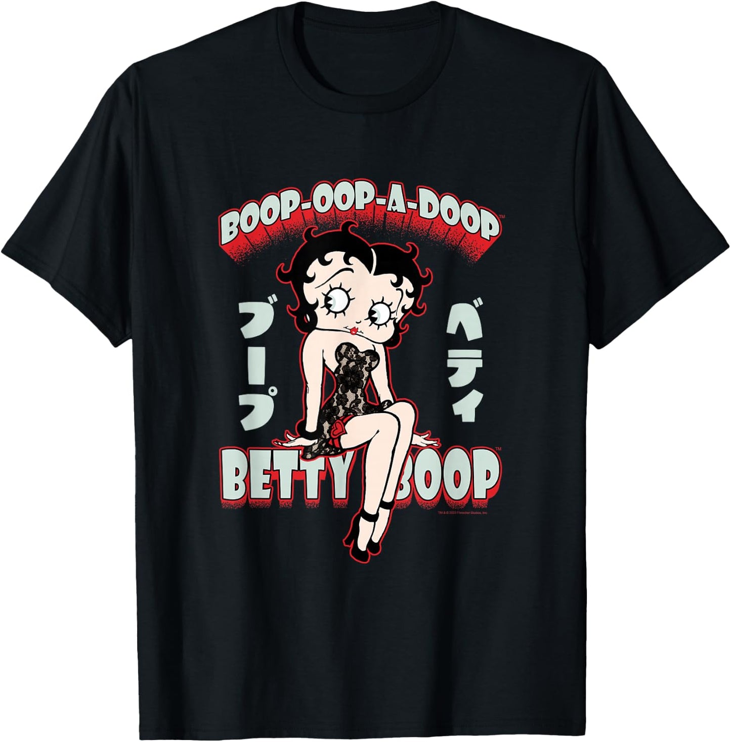Betty Boop Boop-Oop-A-Doop T-Shirt - T-Shirt | Black