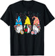 Easter Bunny Gnomes Funny Spring Gnomies Matching Mom Women T-Shirt - T-Shirt | Black
