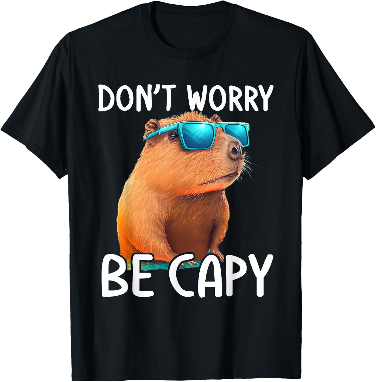 Ok I Pull Up Capybara Shirt Funny Capybara Costume , black T-Shirt - T-Shirt | Black