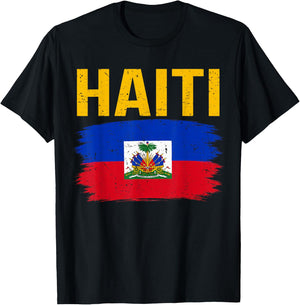 Haiti Independence Haitian Flag Day Haiti Flag Women Men T-Shirt - T-Shirt | Black