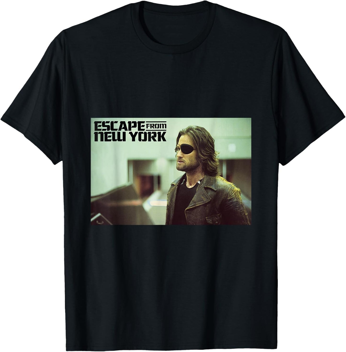 Escape From New York Snake Wearing Leather Jacket T-Shirt - T-Shirt | Black