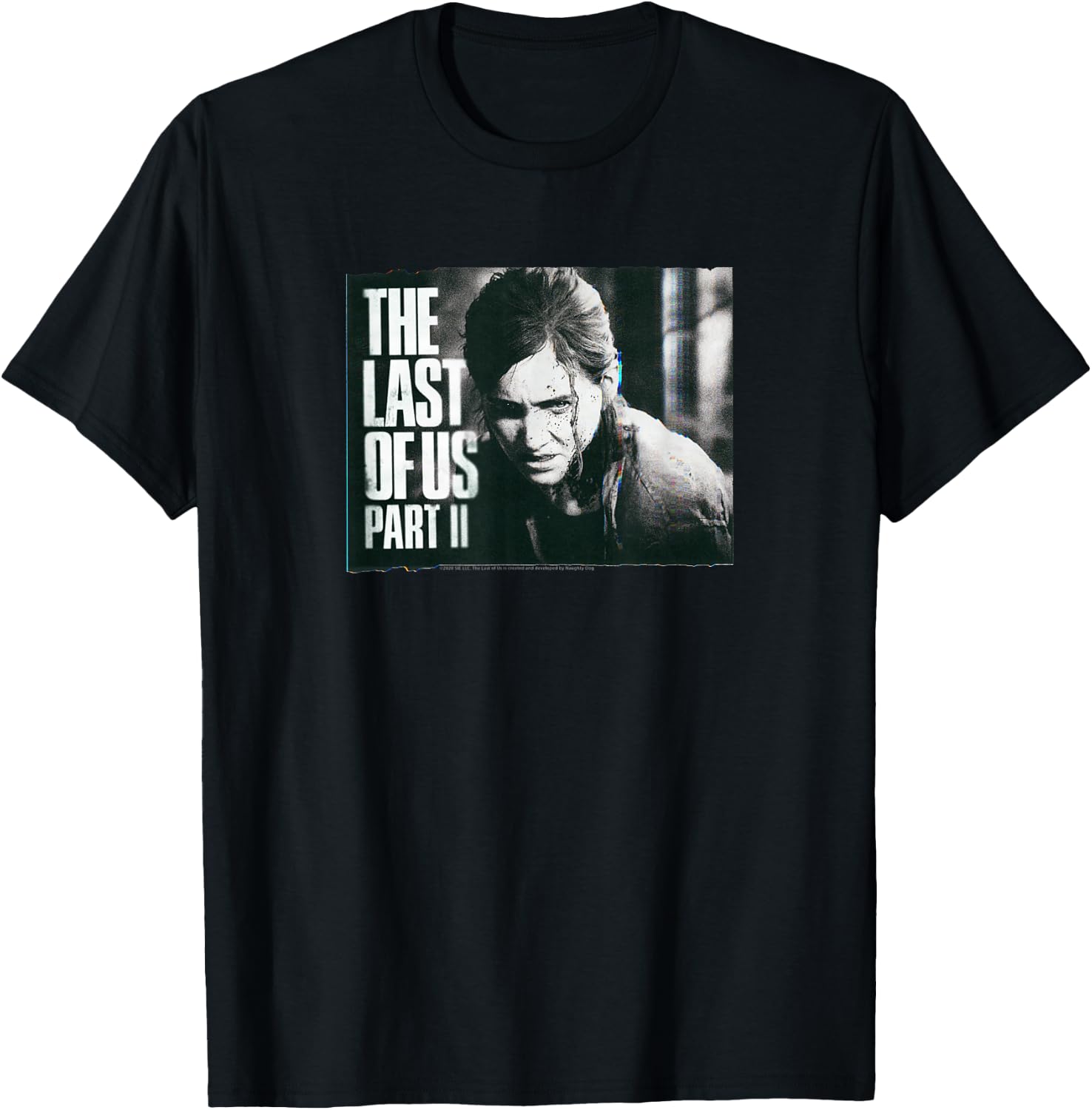 The Last of Us Ellie Close Up T-Shirt - T-Shirt | Black