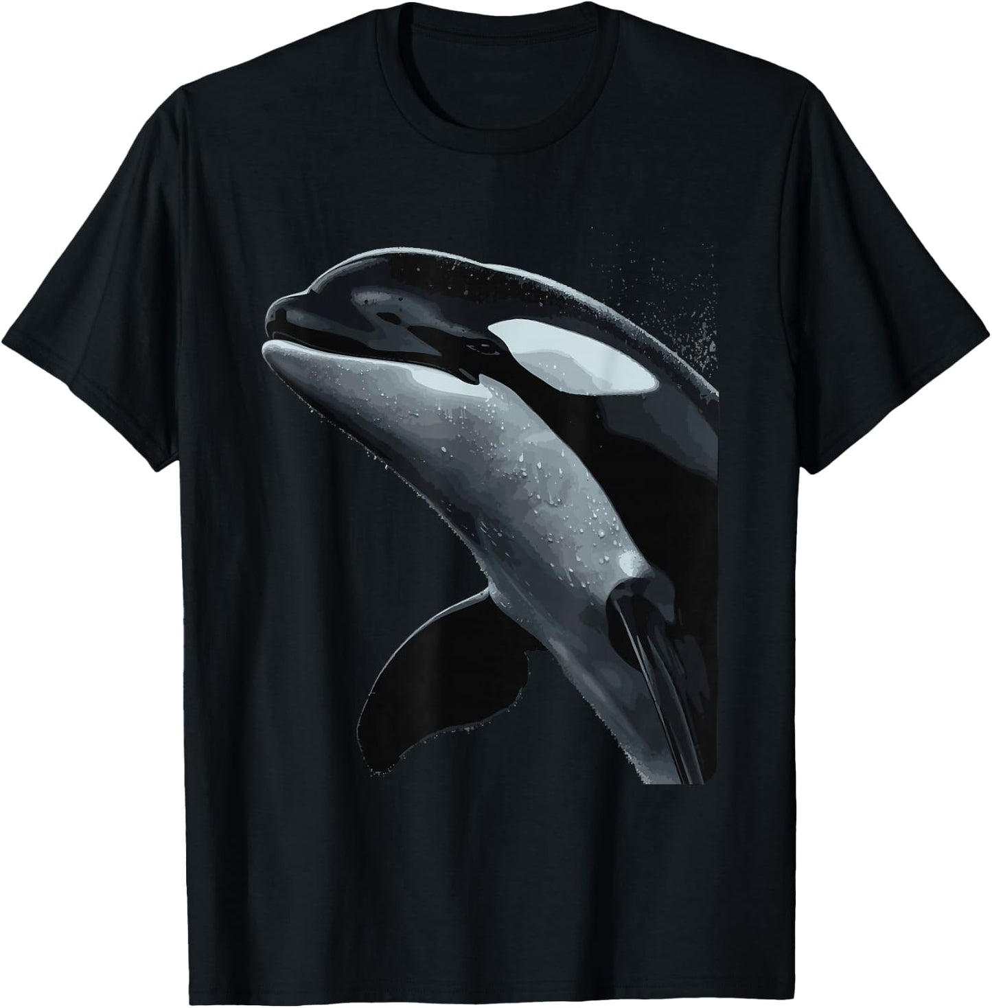 Orca Whale T-Shirt - T-Shirt | Black