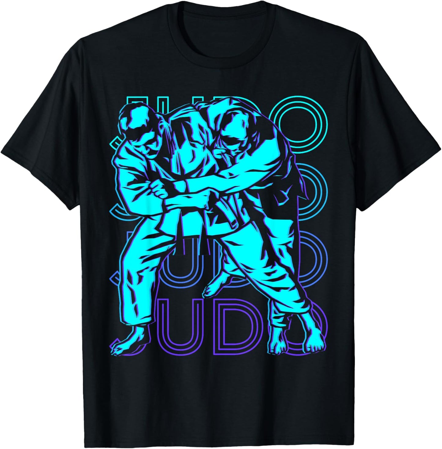 Judo Retro , black, s T-Shirt - T-Shirt | Black