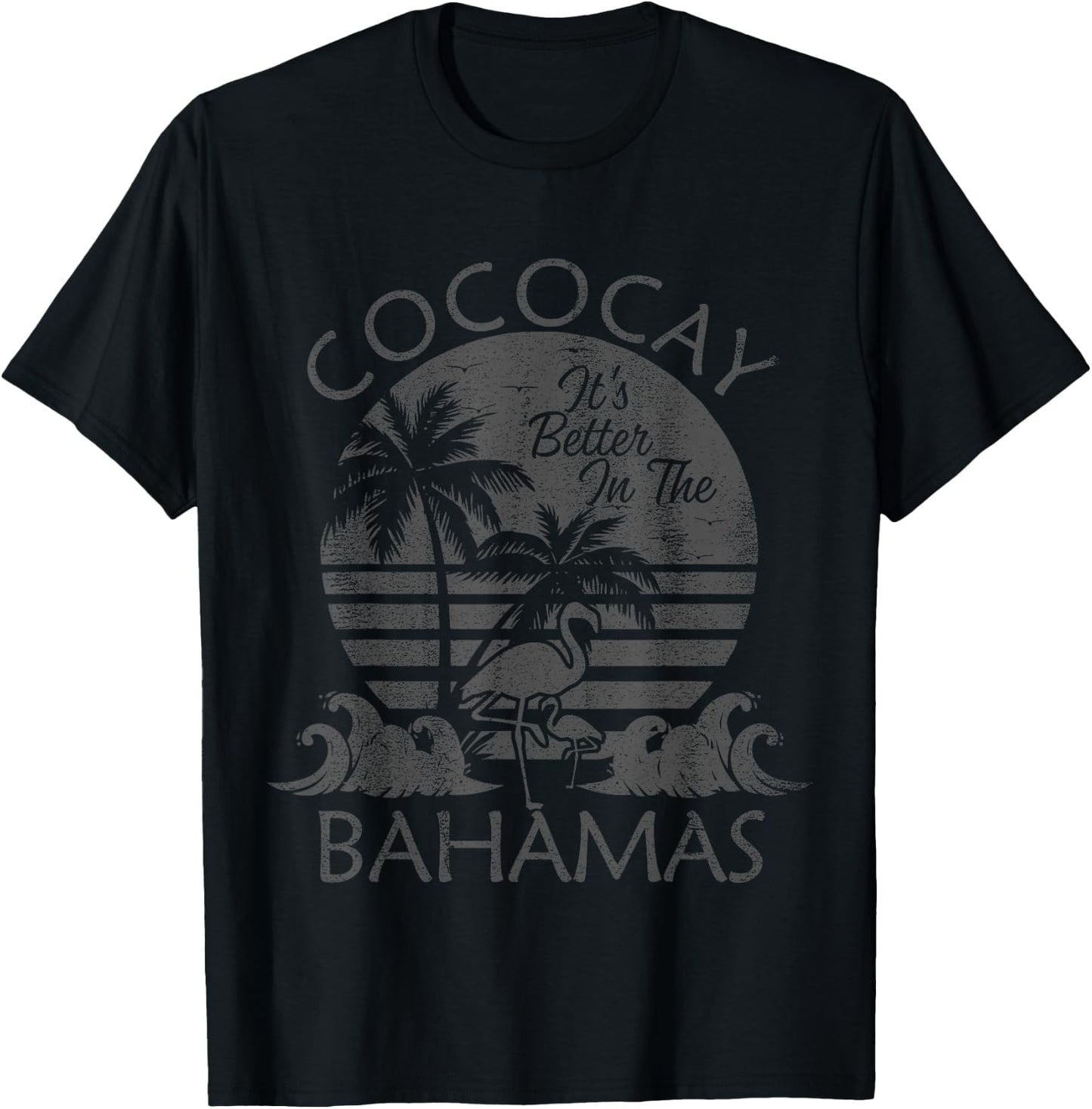 The Bahamas Cruise CocoCay Bahamas Travel Bahamas Vacation T-Shirt - T-Shirt | Black